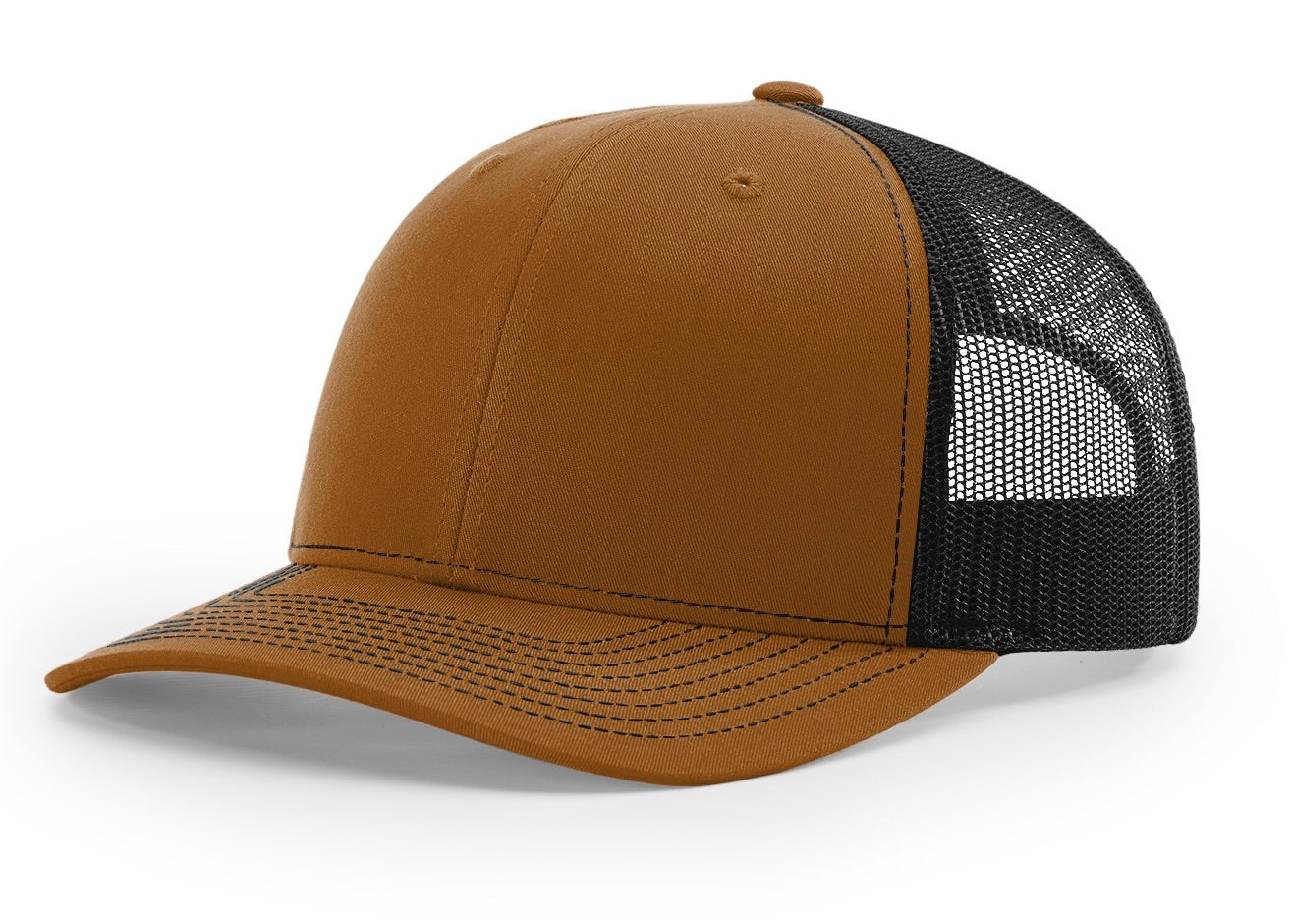 112 Trucker Cap: Carmel :: Black – Axehead