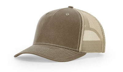 112WH Trucker Cap: Waxed