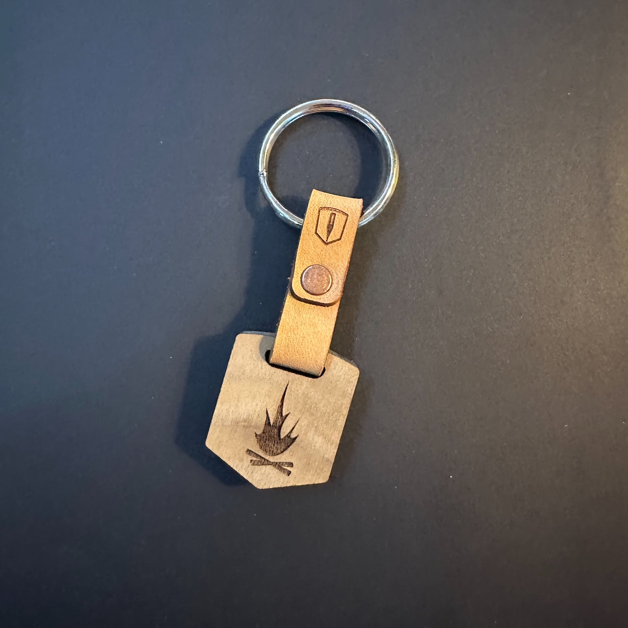 Hide & Grain Keytag