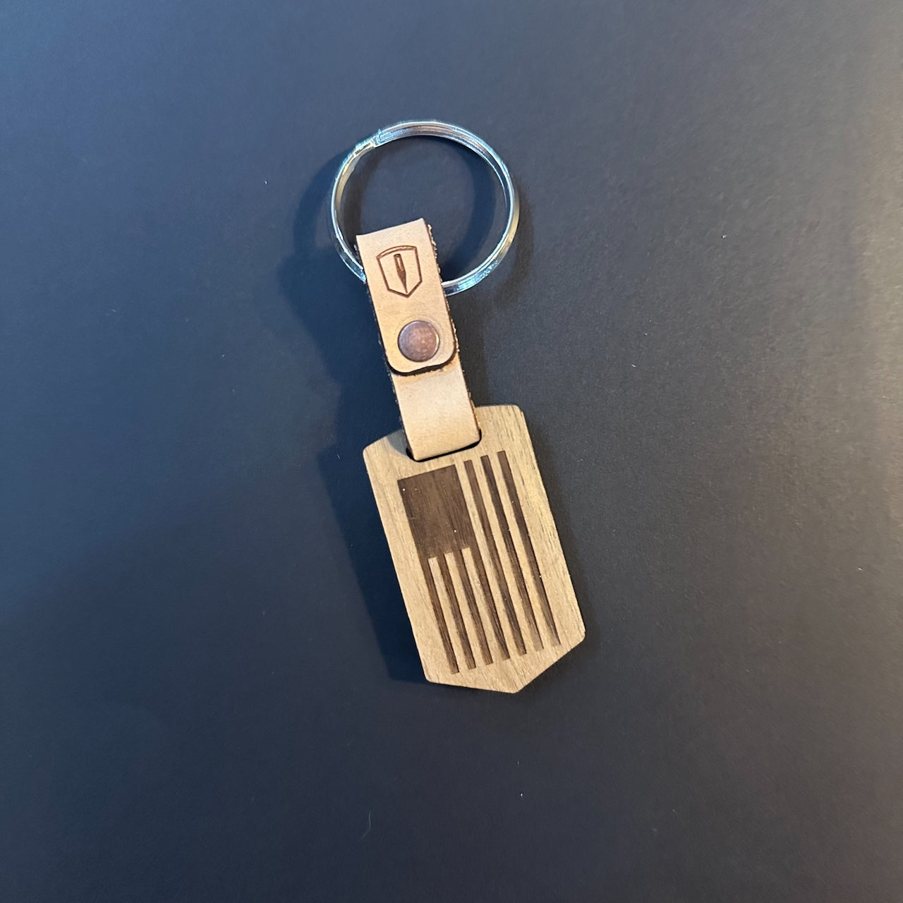 Hide & Grain Keytag