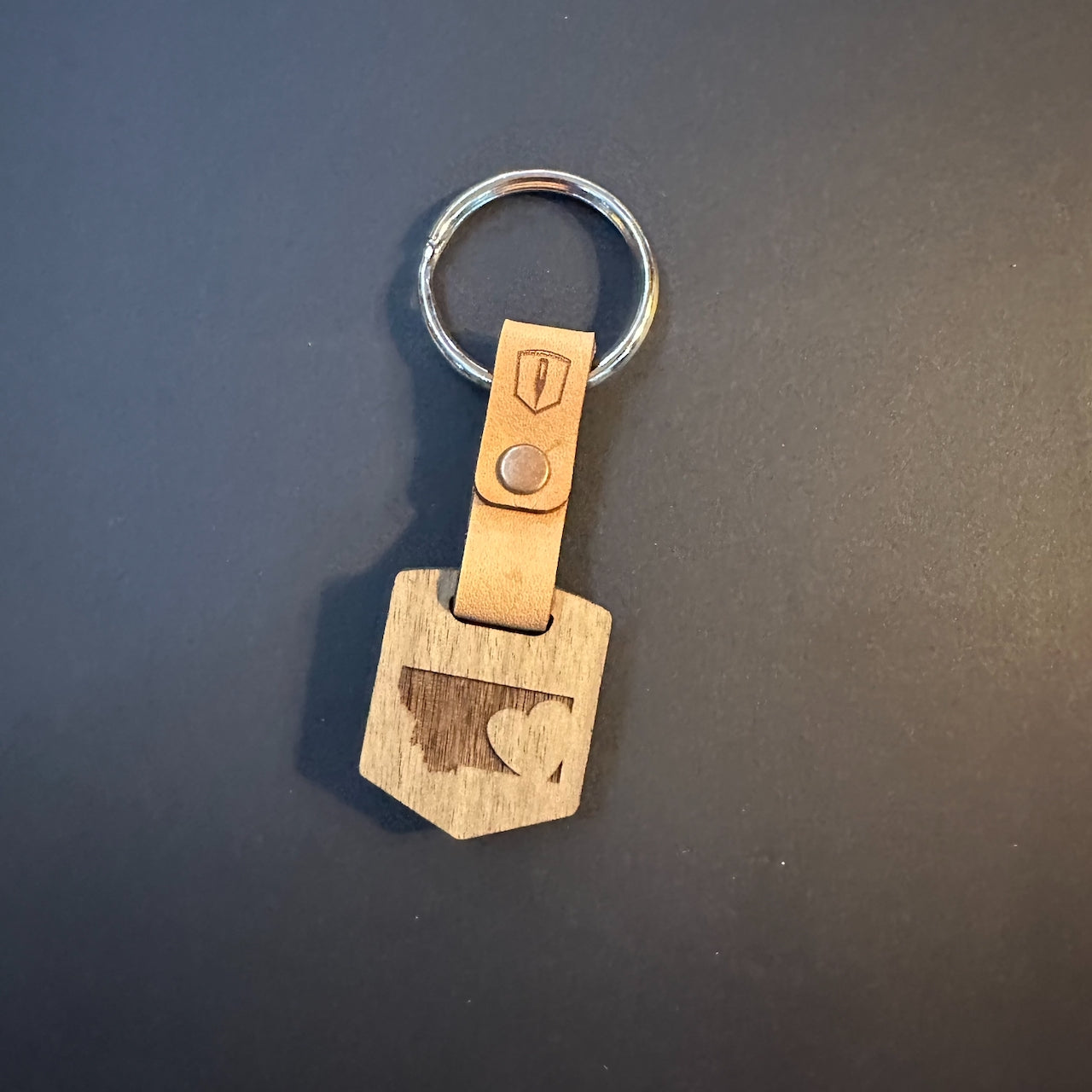 Hide & Grain Keytag