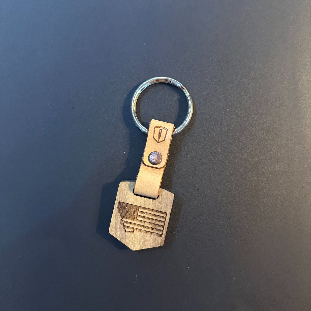 Hide & Grain Keytag