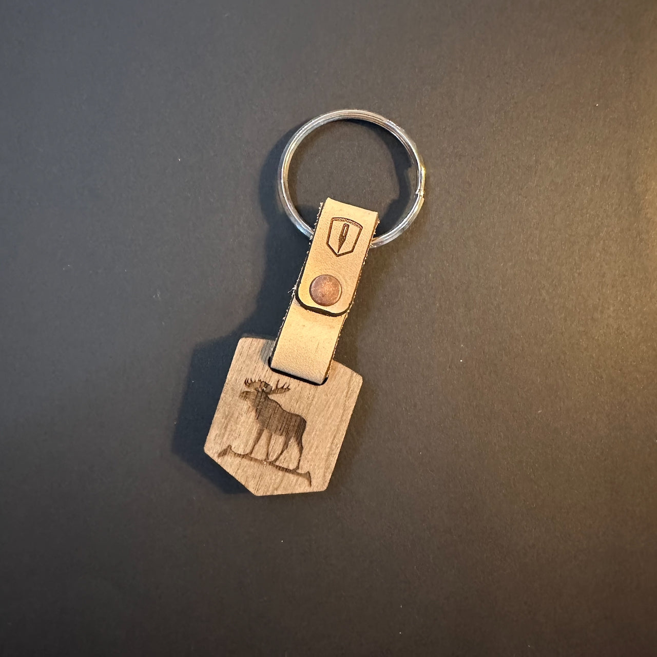 Hide & Grain Keytag