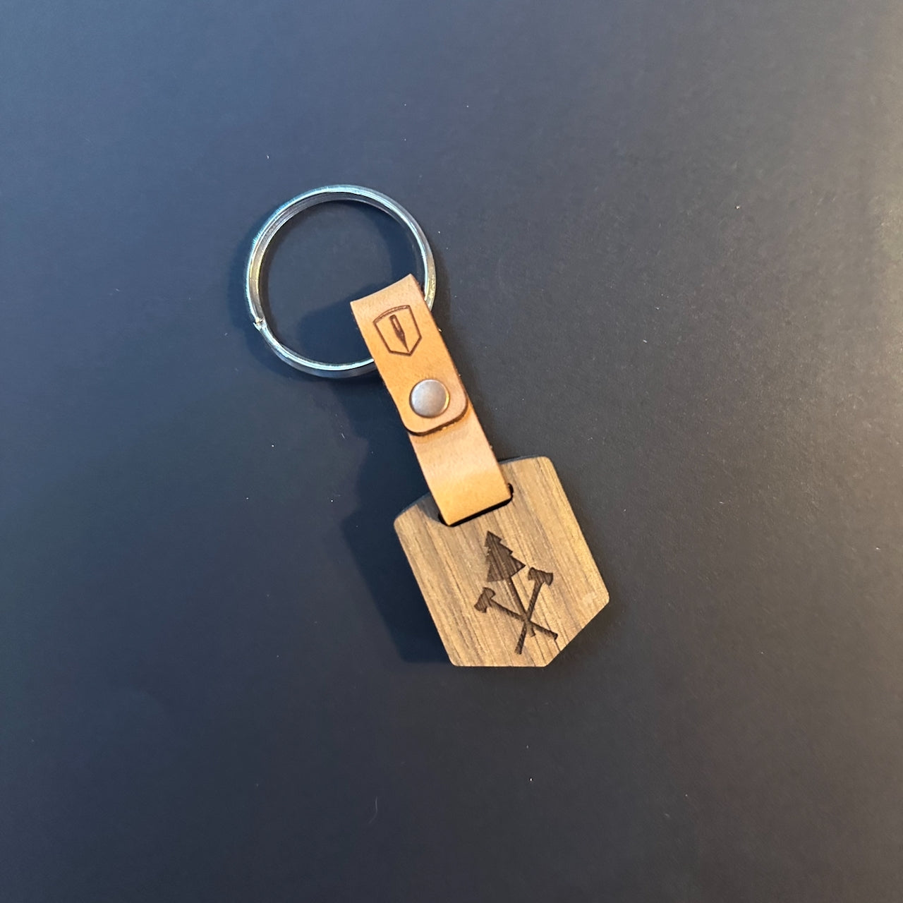 Hide & Grain Keytag